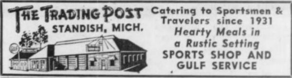 Trading Post Restaurant - June 1962 Ad (newer photo)